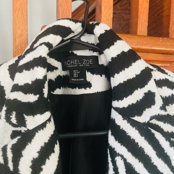 Wool Coat-Zebra print - Picture 3 of 3